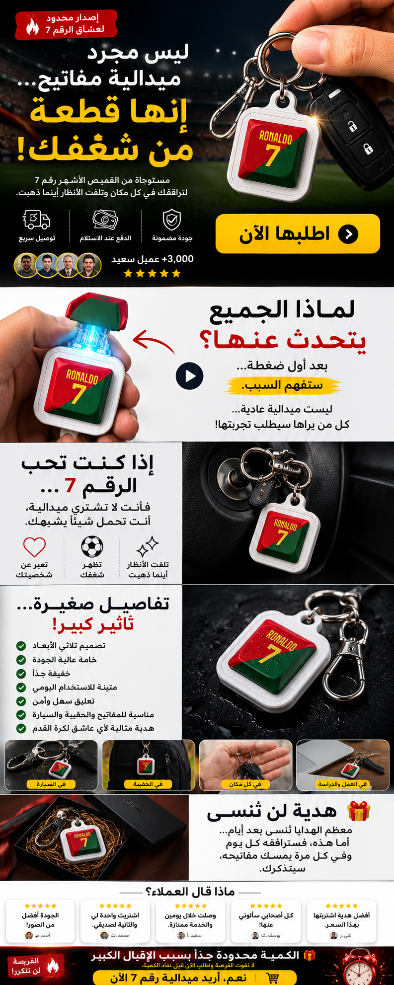 CR7 keychain